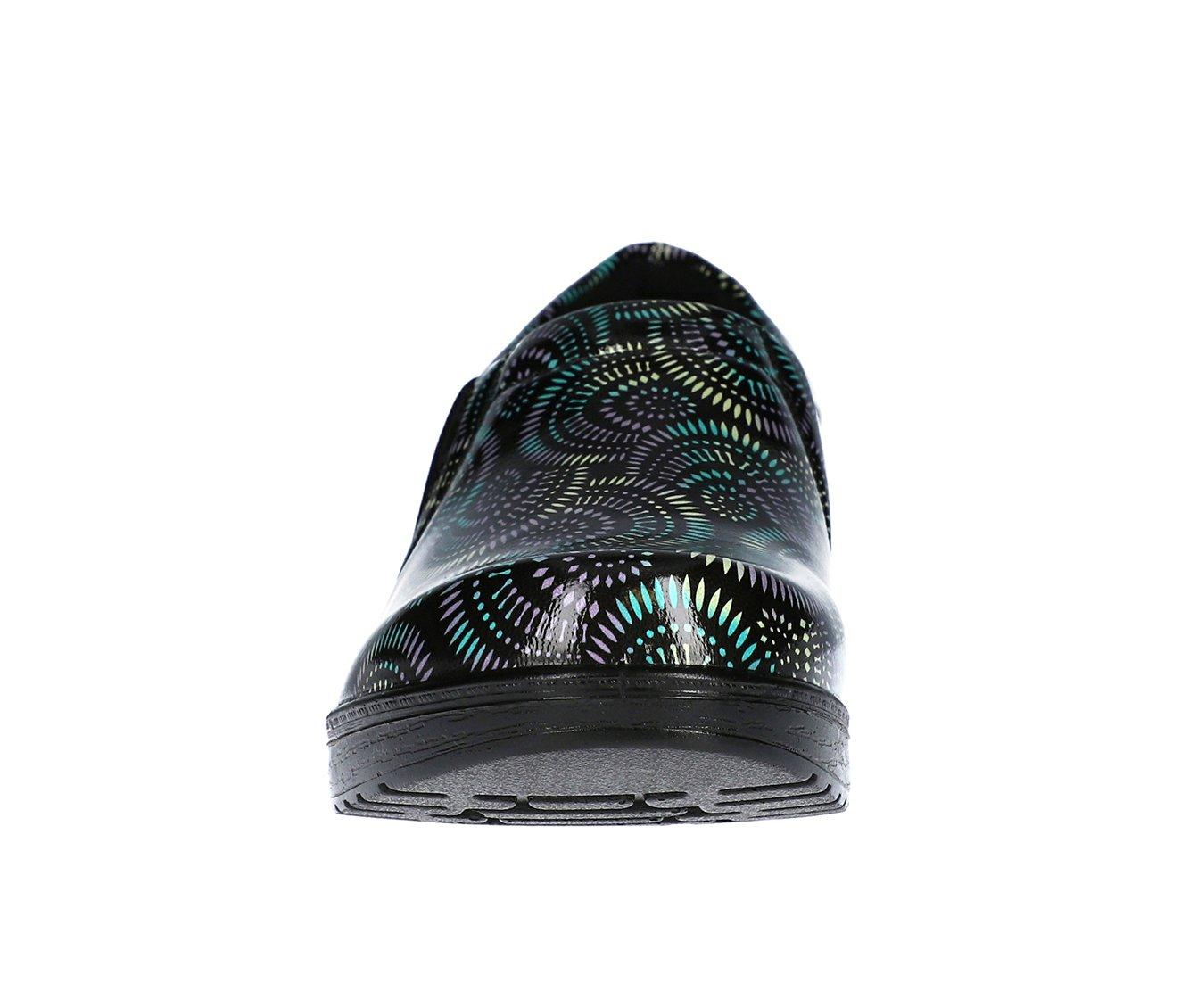 Women's Easy Works by Easy Street Tiffany Iridescent Slip-Resistant Clogs