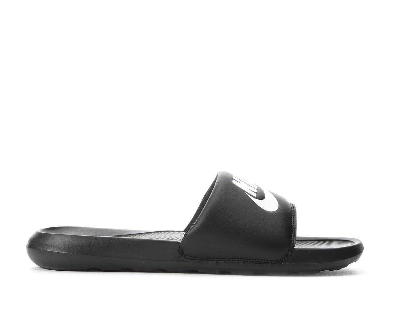 Nike black hot sale sliders mens