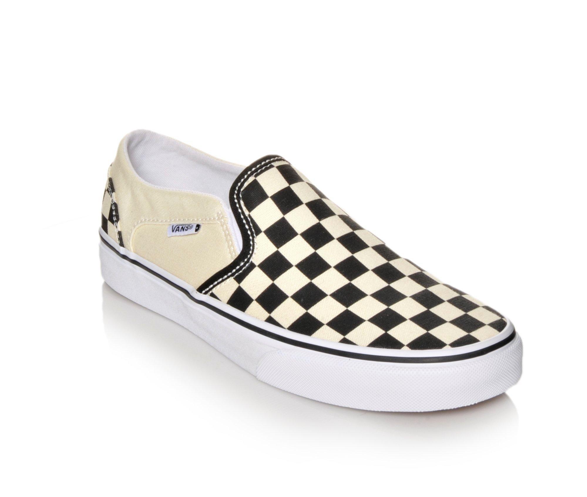womens vans checkered sneakers