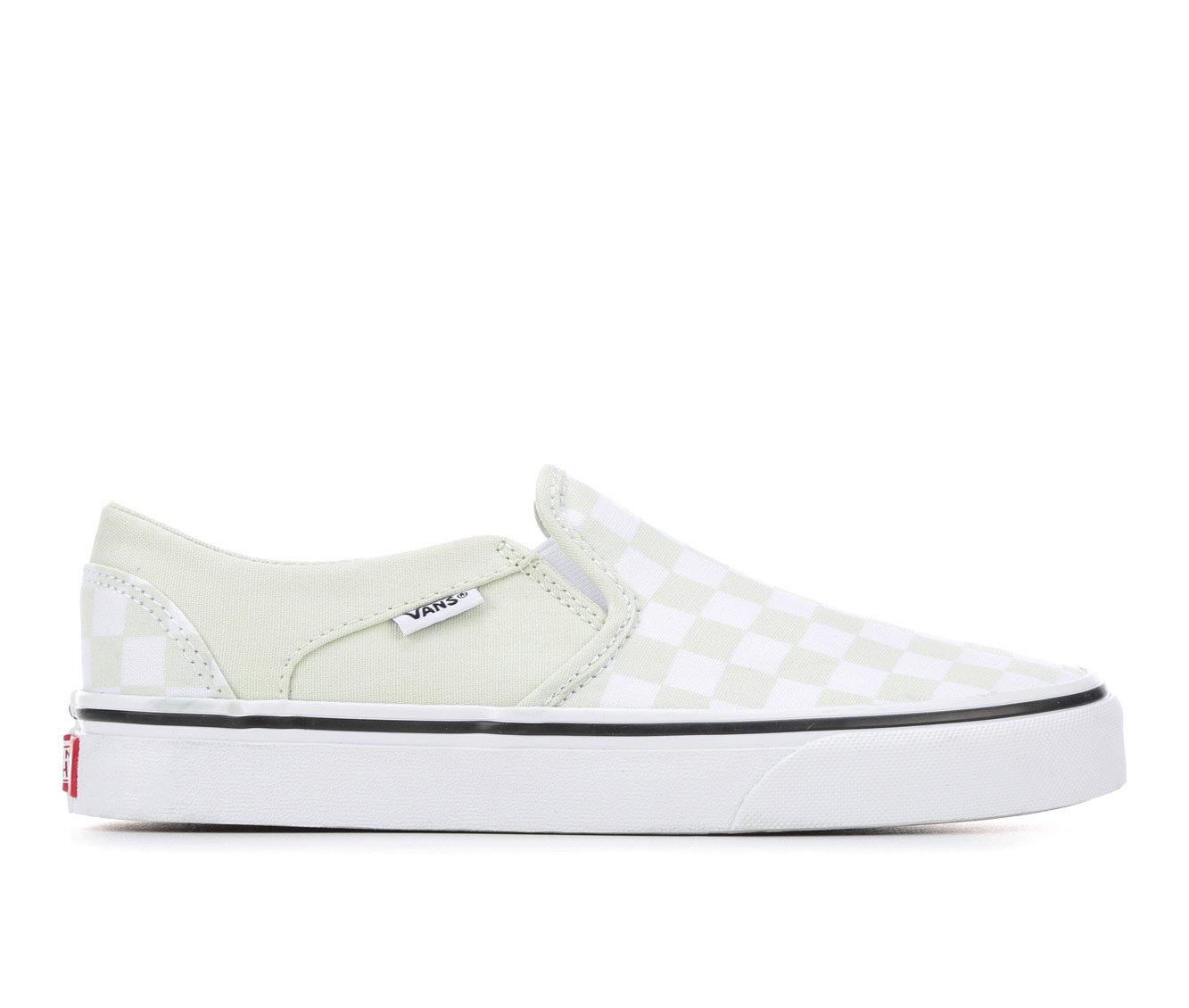 Women's Vans Asher Checker Skate Shoes | Shoe Carnival