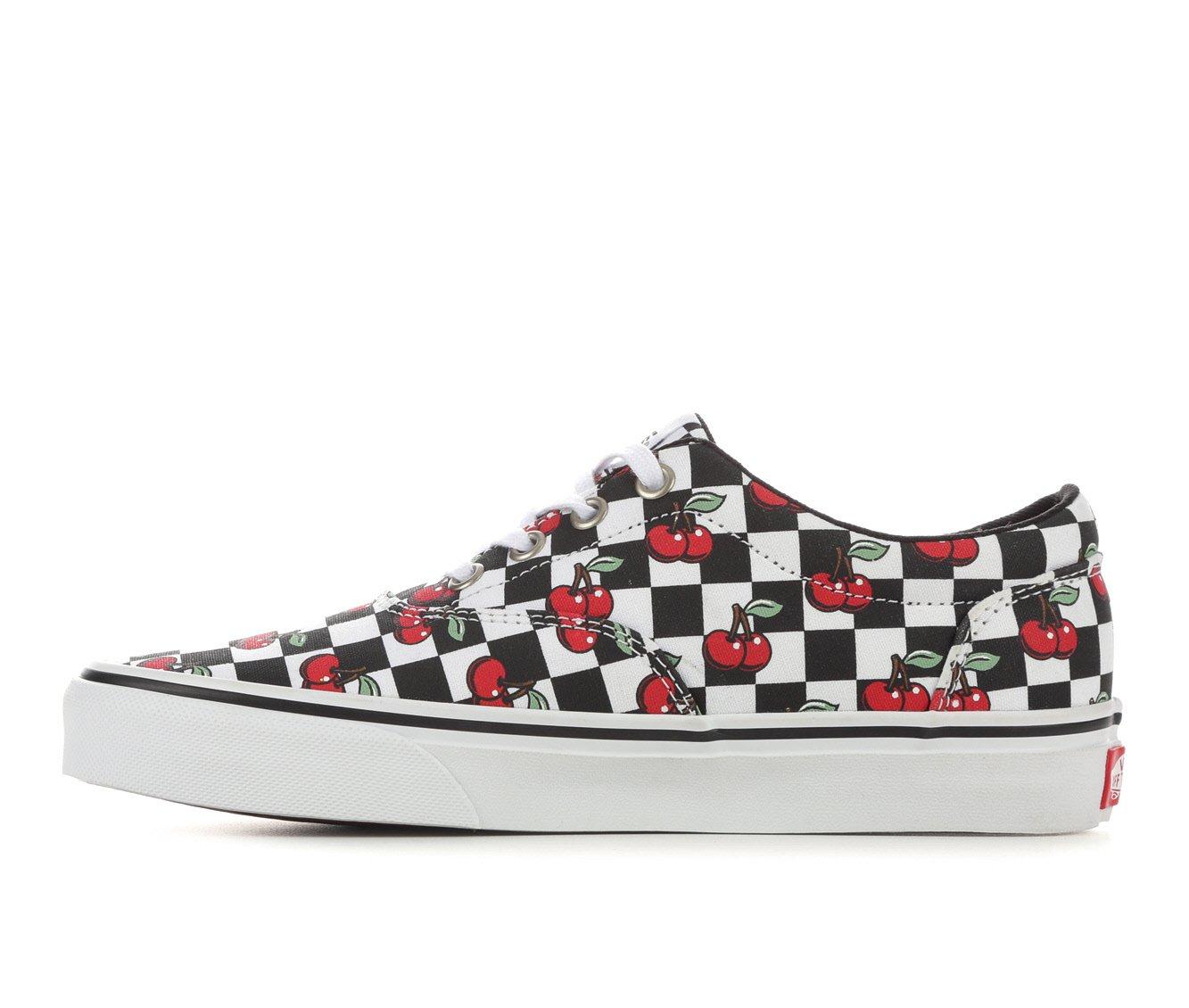 vans checkered with cherries