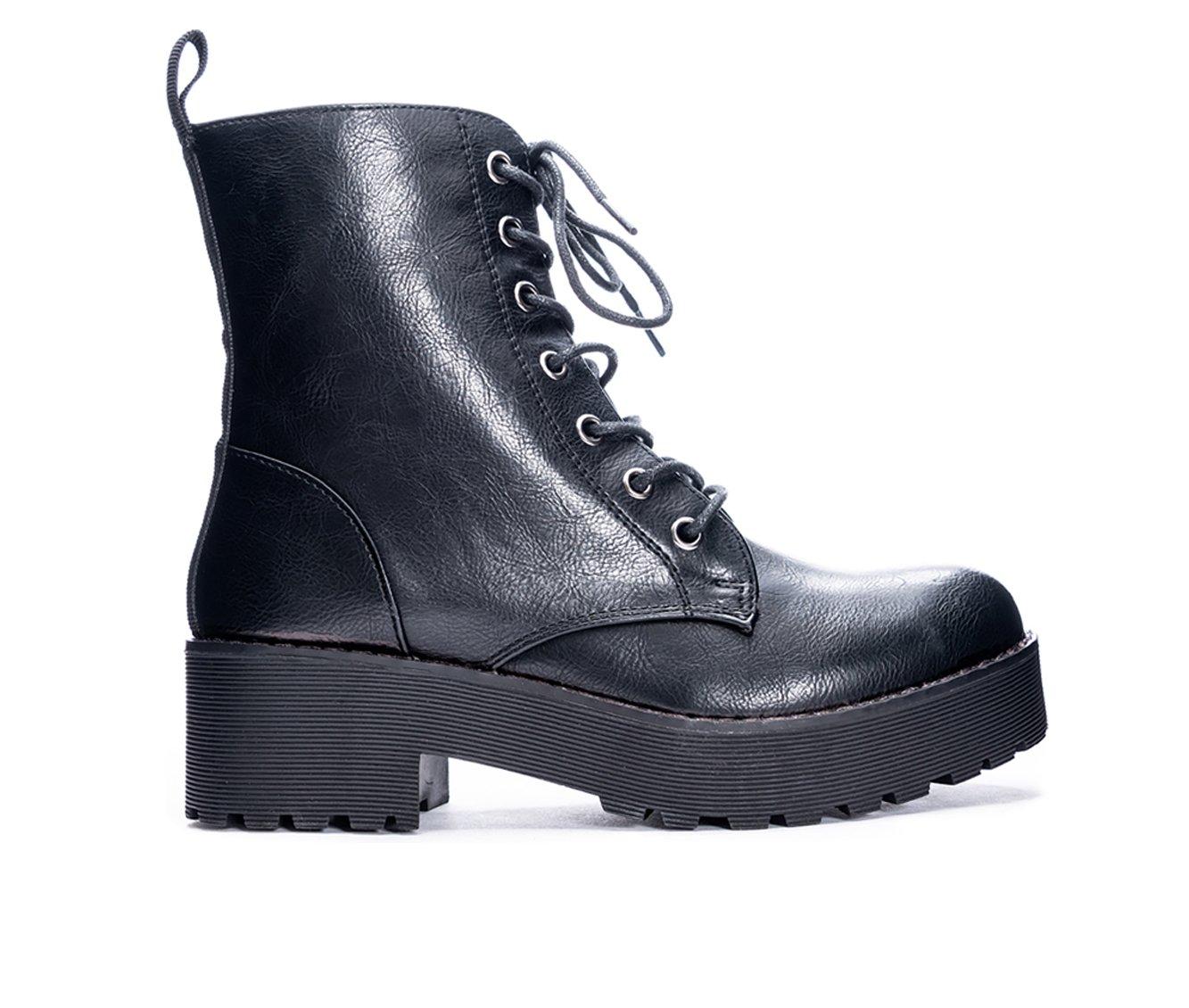dirty laundry mazzy platform combat boot