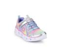 Girls' Skechers Little Kid & Big Kid Heart Lights Rainbow Lux Light-Up Sneakers