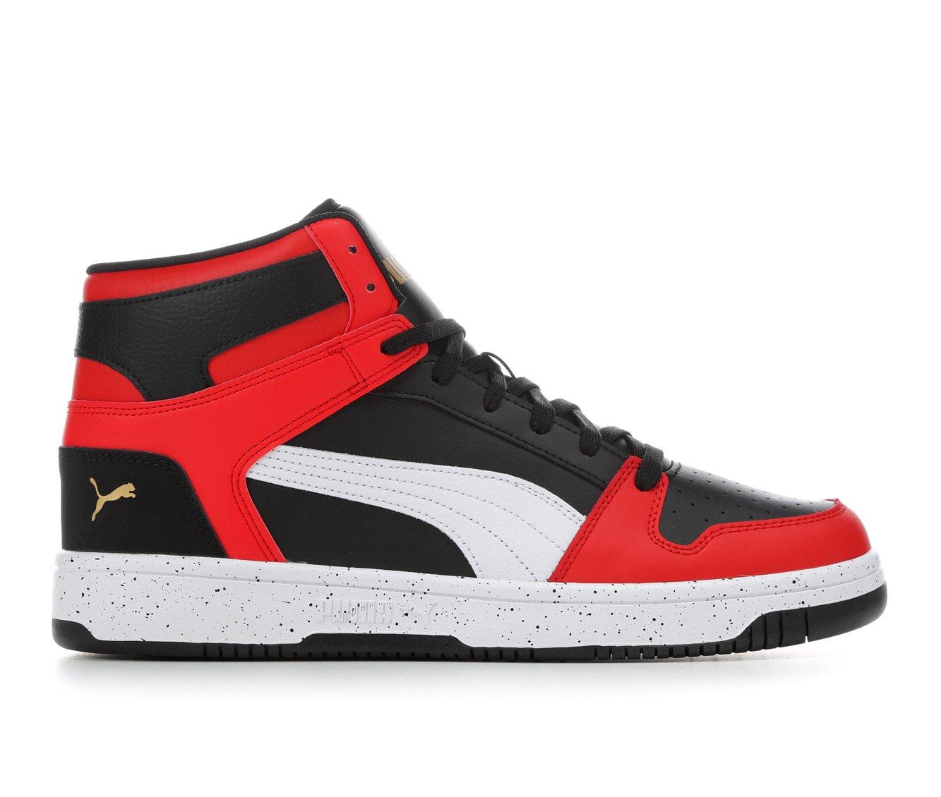 red puma shoes with strap