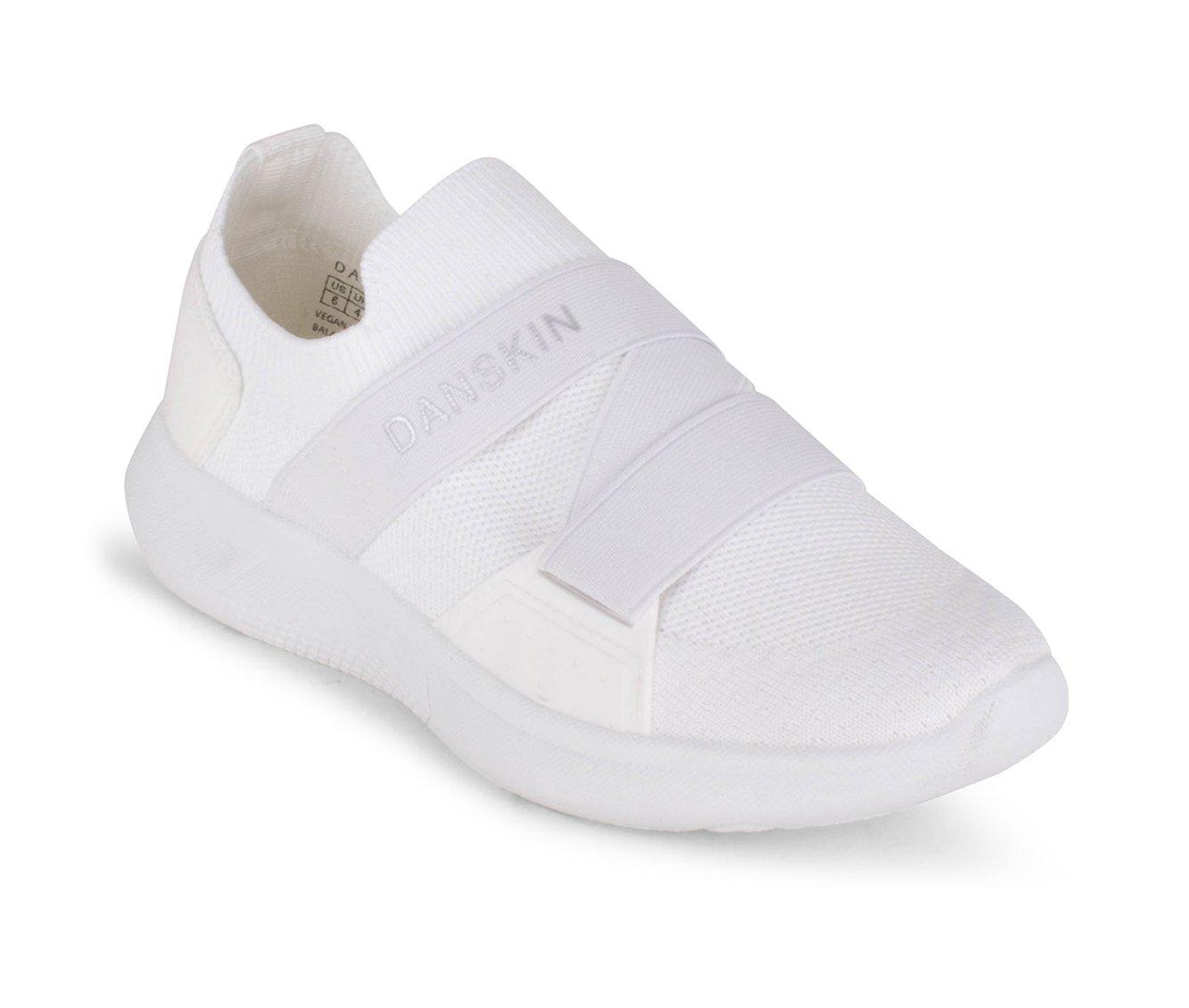 danskin white slip on sneakers