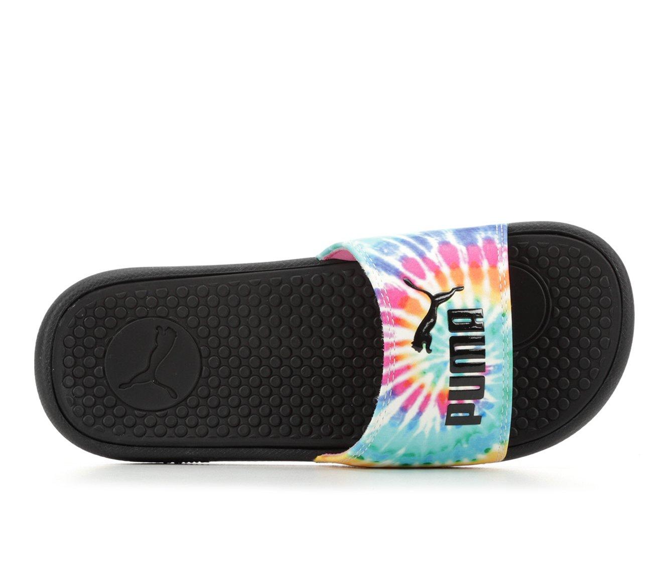 Women's Puma Cool Cat Tie-Dye Sport Slides | Shoe Carnival