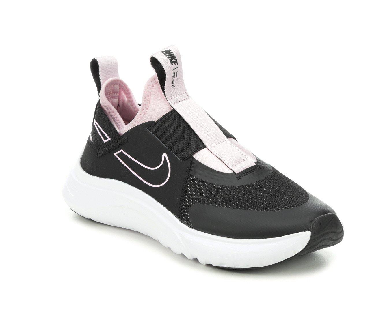 Nike Girls' Big Kids' Flex Plus Running Shoes in Black/Black Size 7.0