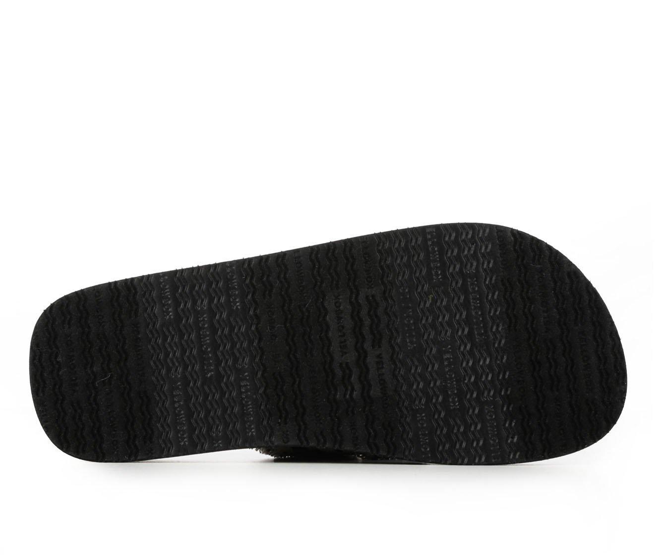 yellow box fayth flip flops