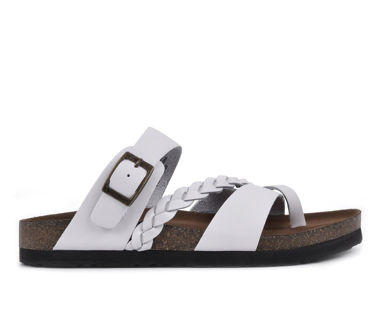 Women's White Mountain Hazy Footbed Sandals