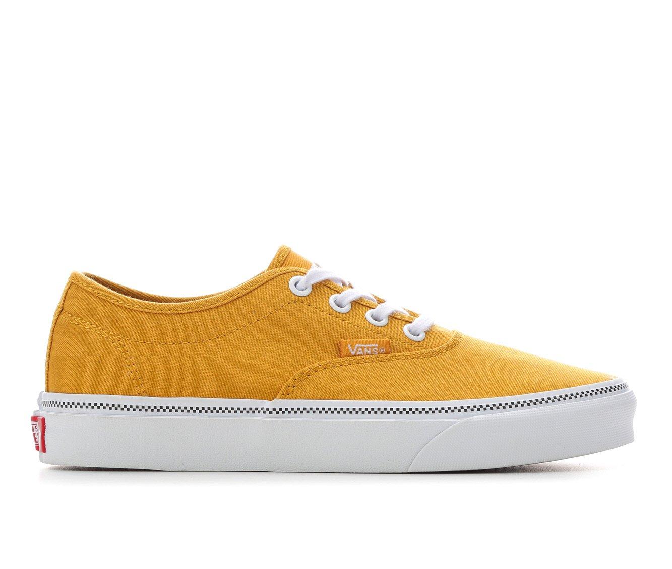 yellow white vans