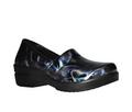 Women's Easy Works by Easy Street Laurie Iridescent Slip-Resistant Clogs