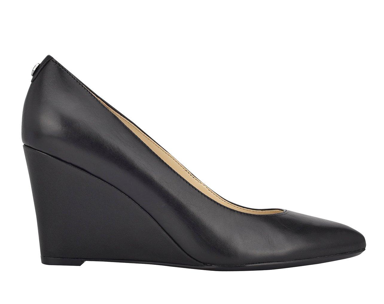 Nine west hot sale wedges black