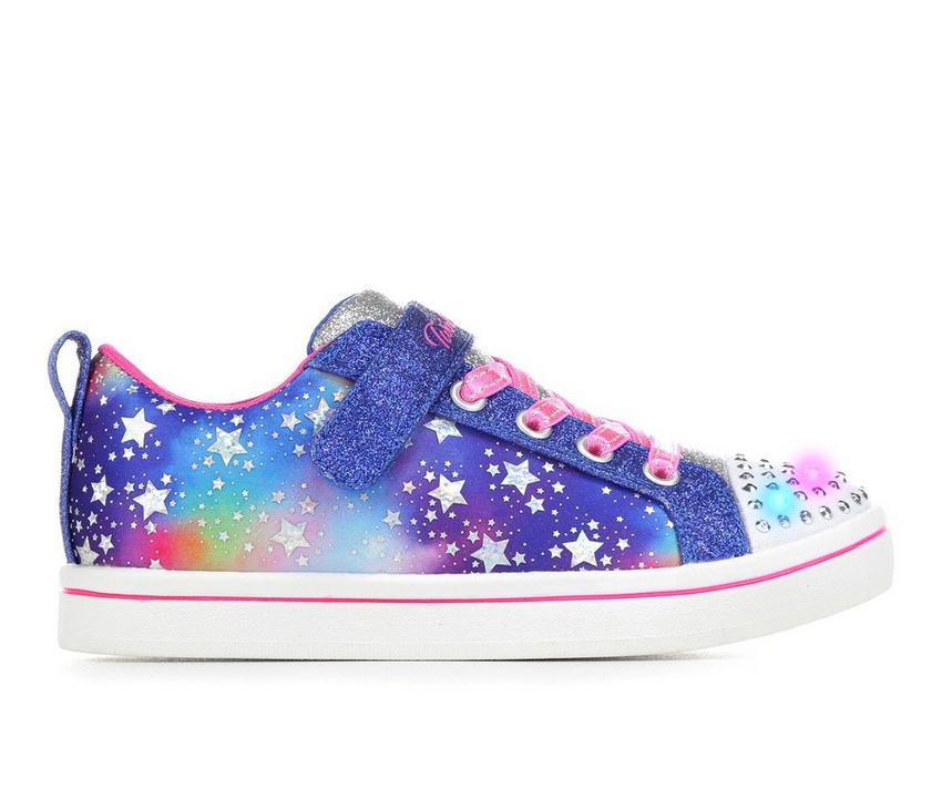 Girls' Skechers Little Kid Sparkle Rayz Twinkle Toes Light-Up Sneakers