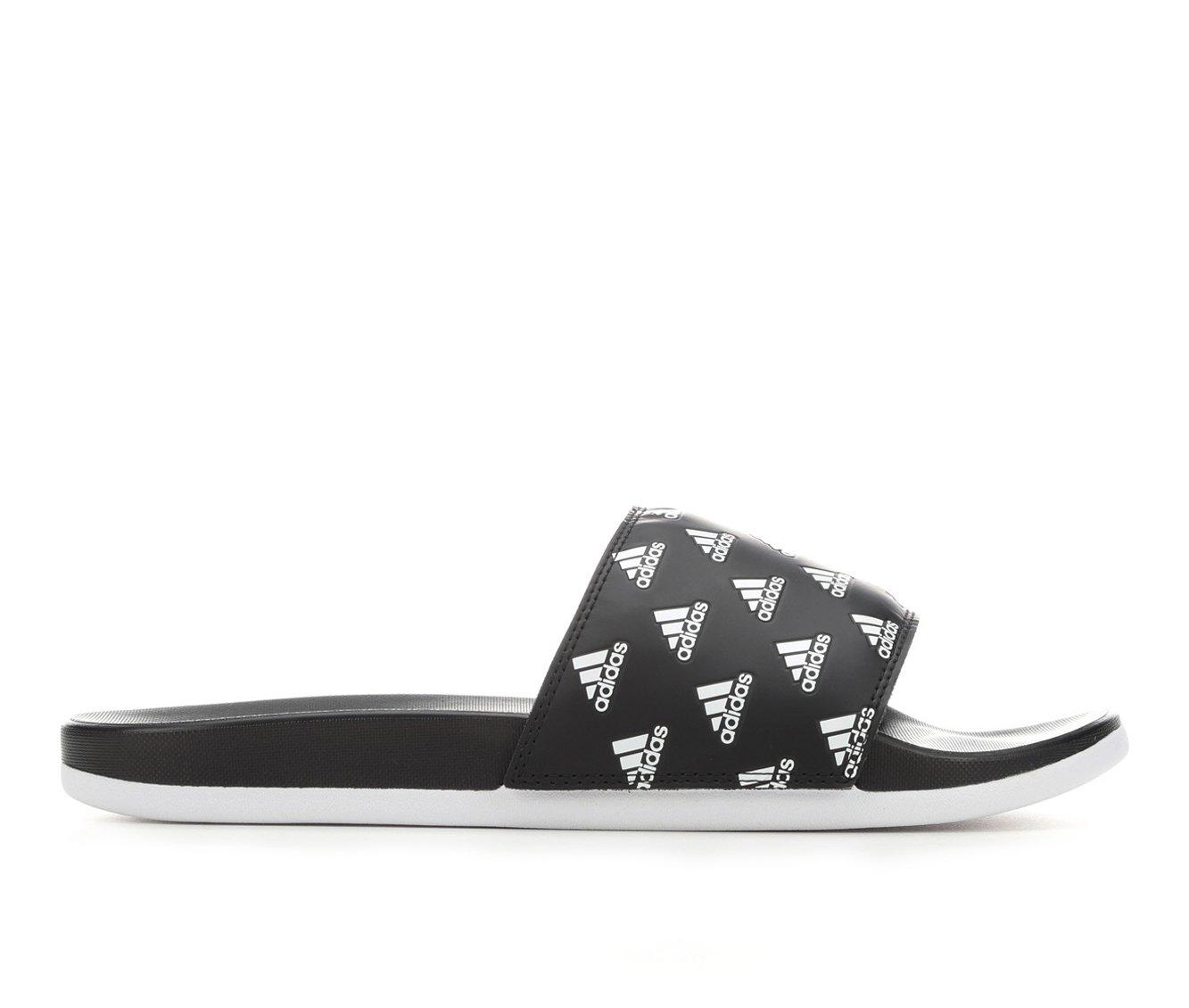 Men's Adidas Adilette Cloudfoam Print Slides