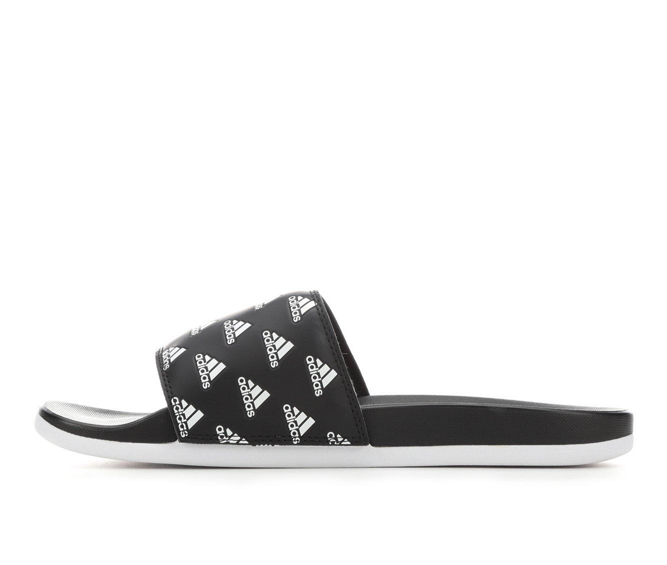 Men's Adidas Adilette Cloudfoam + Print Sport Slides