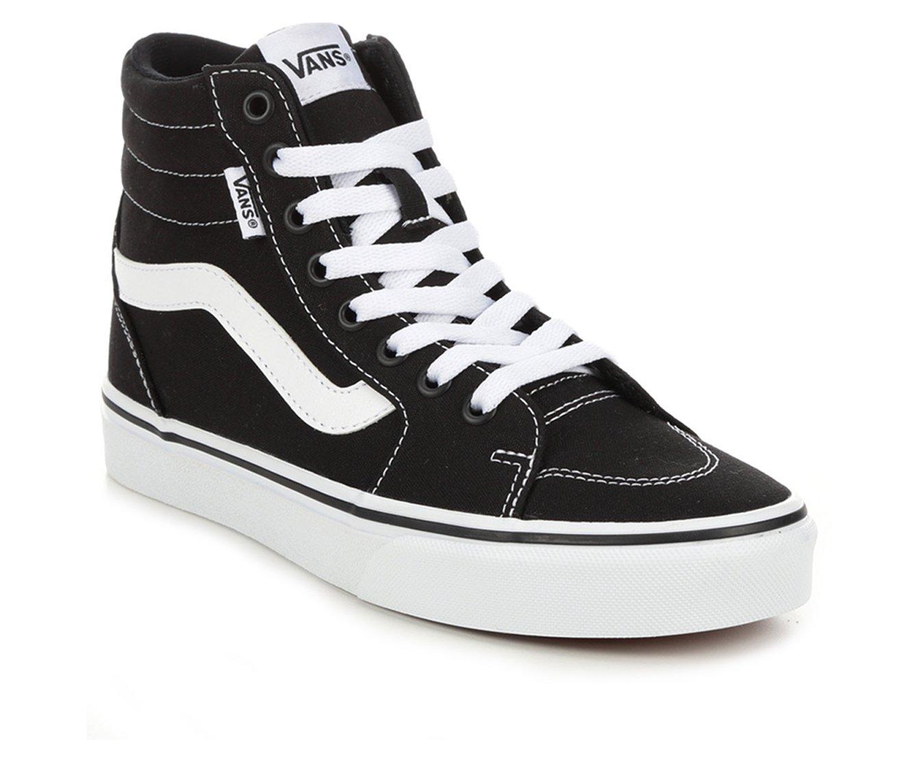 black high top vans for women