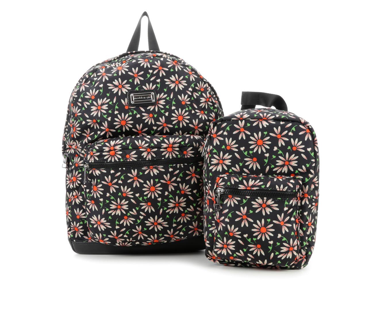 Madden Girl Printed Backpack & Lunch Box Set