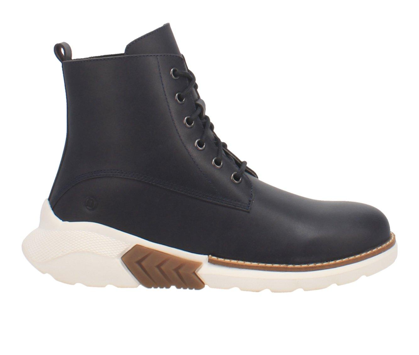 Men's Dingo Boot Black Top Lace-Up Boots