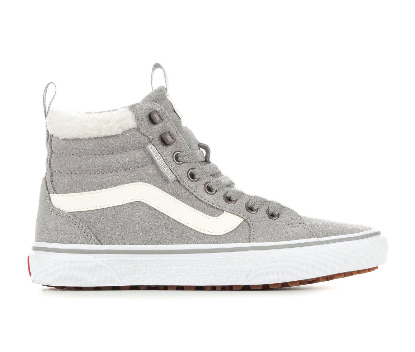 vans womens grey high top