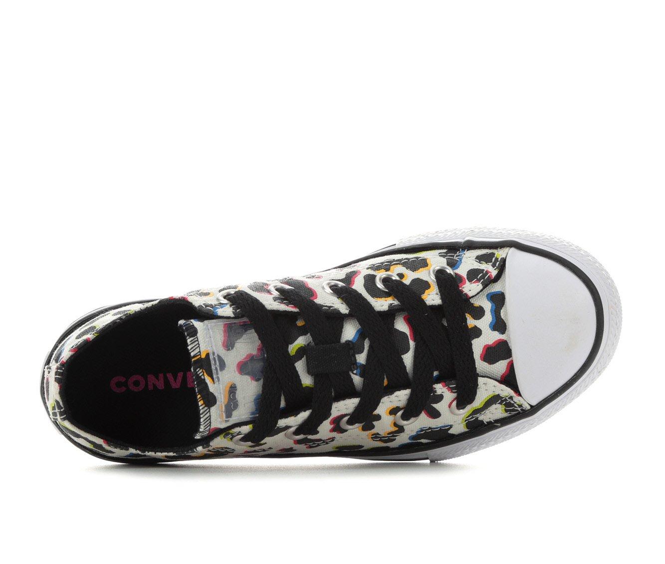 leopard print slip on converse
