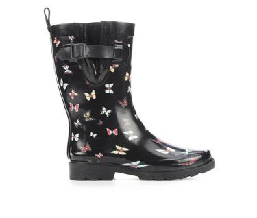 Women's Capelli New York Butterfly Mid Rain Boots