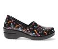 Women's Easy Works by Easy Street Laurie Dragonfly Slip-Resistant Clogs
