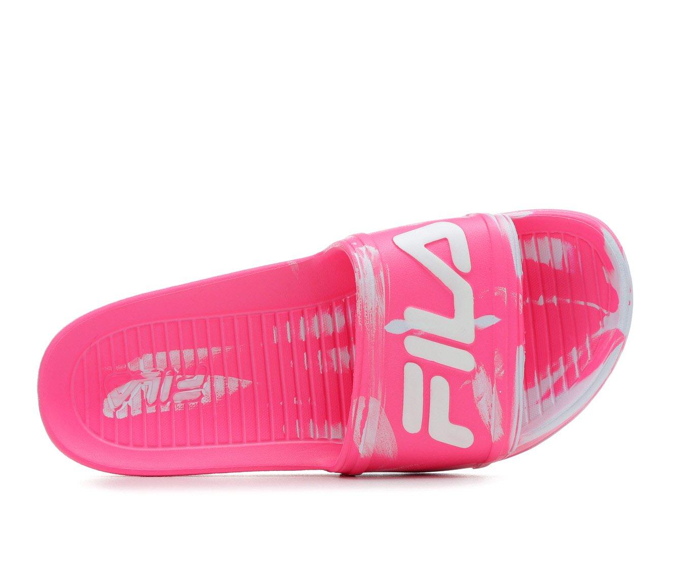 Vaccineren kooi fluctueren Women's Fila Sleek Slide Marble Sport Slides | Shoe Carnival