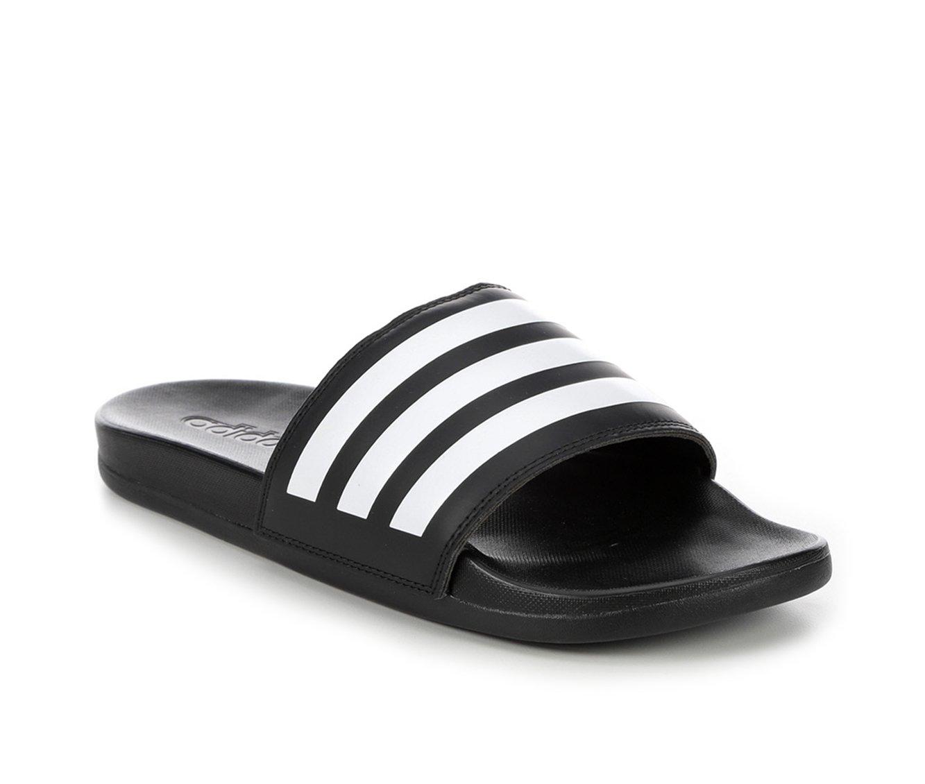 Spytte løn Forståelse Women's Adidas Adilette Comfort Stripe Sport Slides