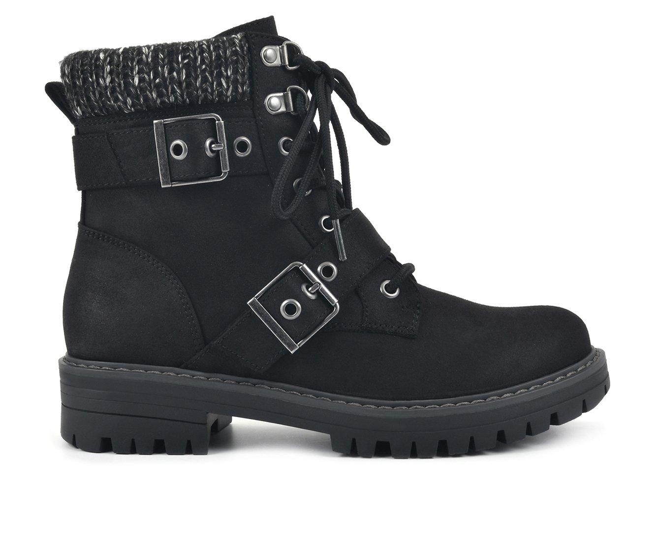 womens combat booties