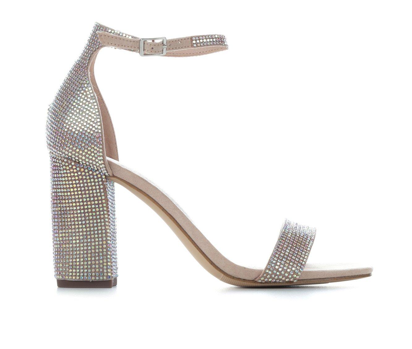 Women's Madden Girl Beella Rhinestone Dress Sandals