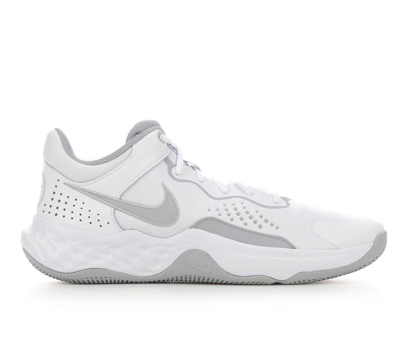 White Basketball Shoes.