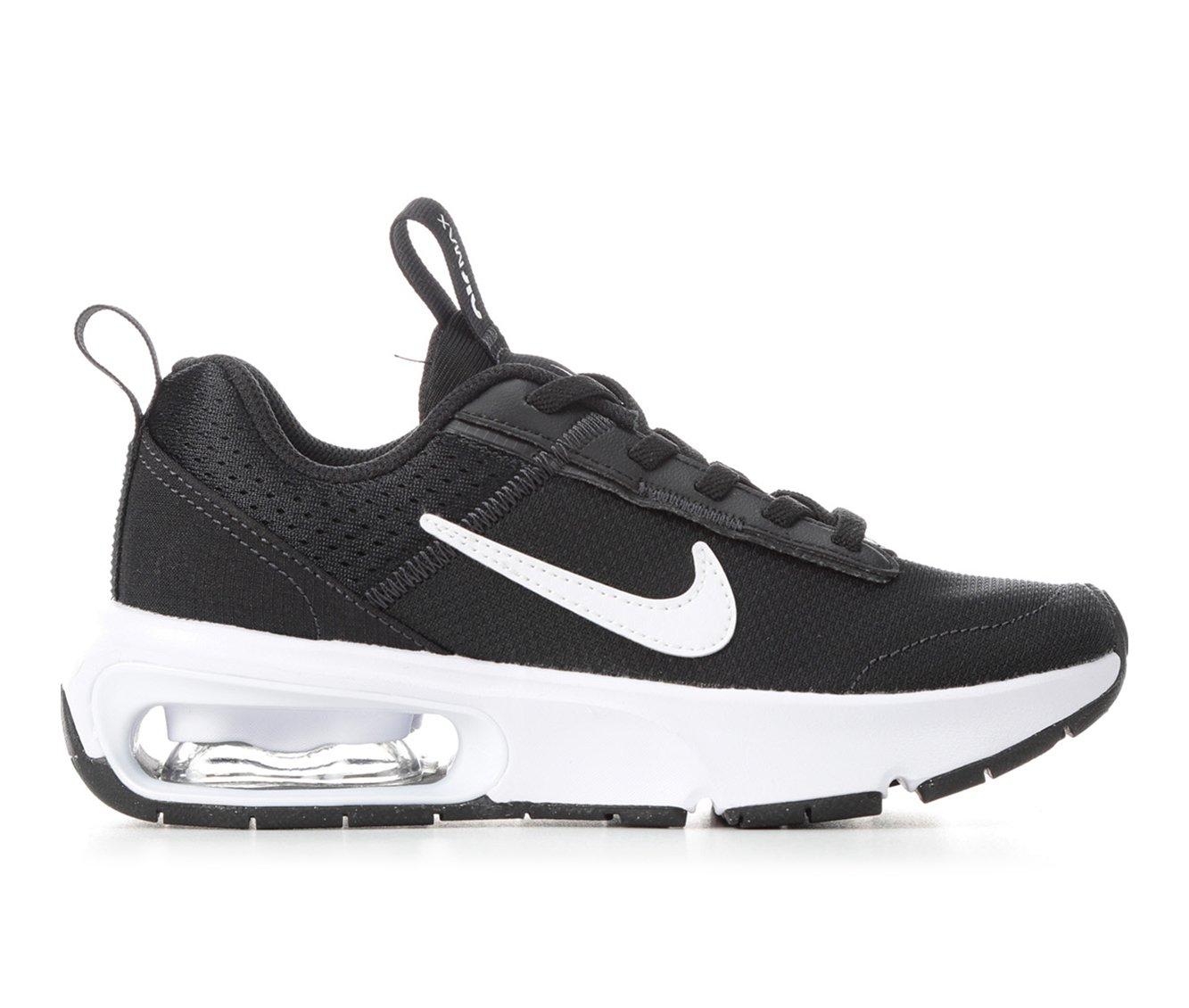 Black and white 2025 nike shoes youth