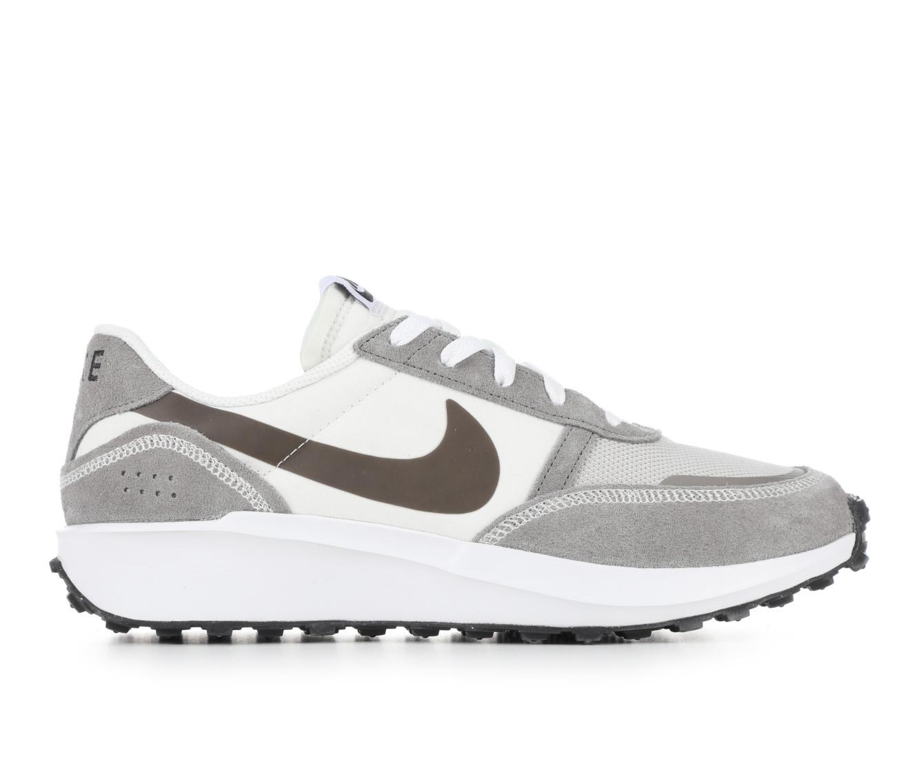 Grey and orders white nike shoes