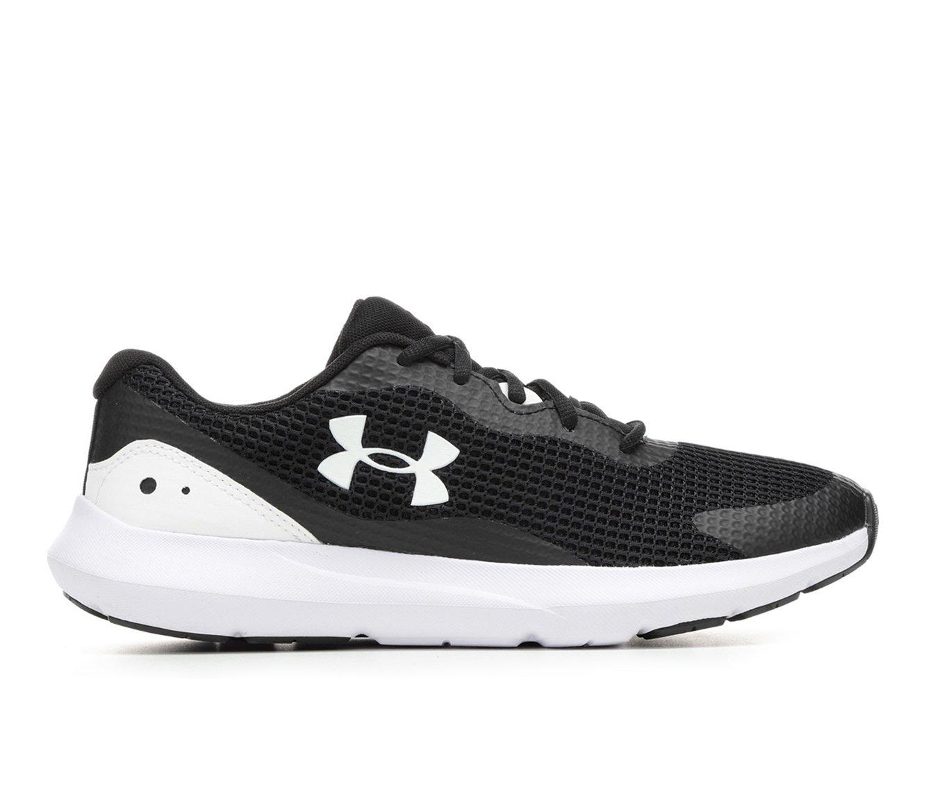 Under armour hotsell all black sneakers