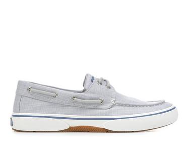 Men's Sperry Halyard 2 Eye Linen Chambray Boat Shoes