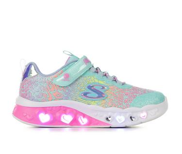 Girls' Skechers Little Kid & Big Kid Flutter Heart Lights Loves Light-Up Sneakers