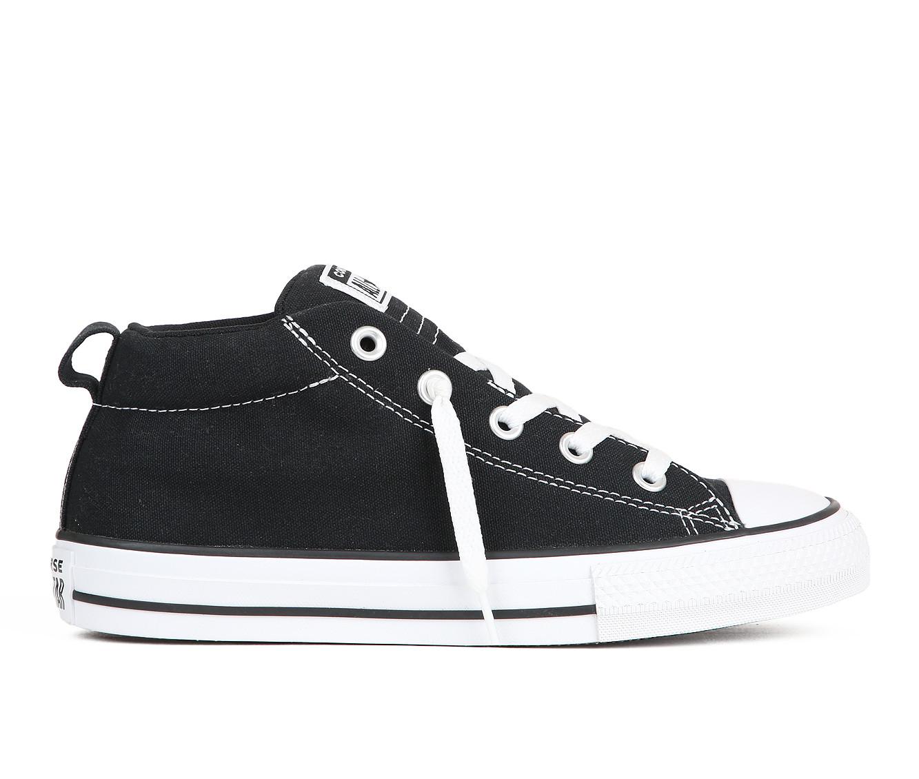 Big kids black outlet converse