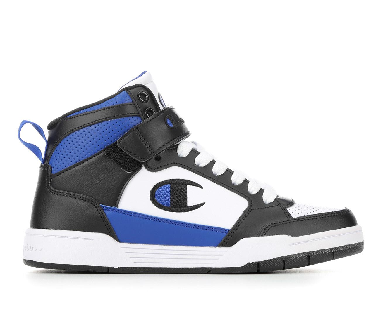 Blue and white store champion shoes