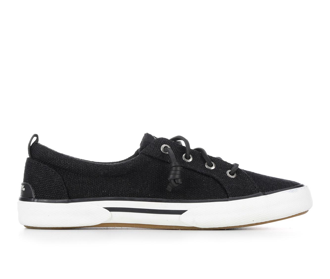 All black hot sale sperrys women's