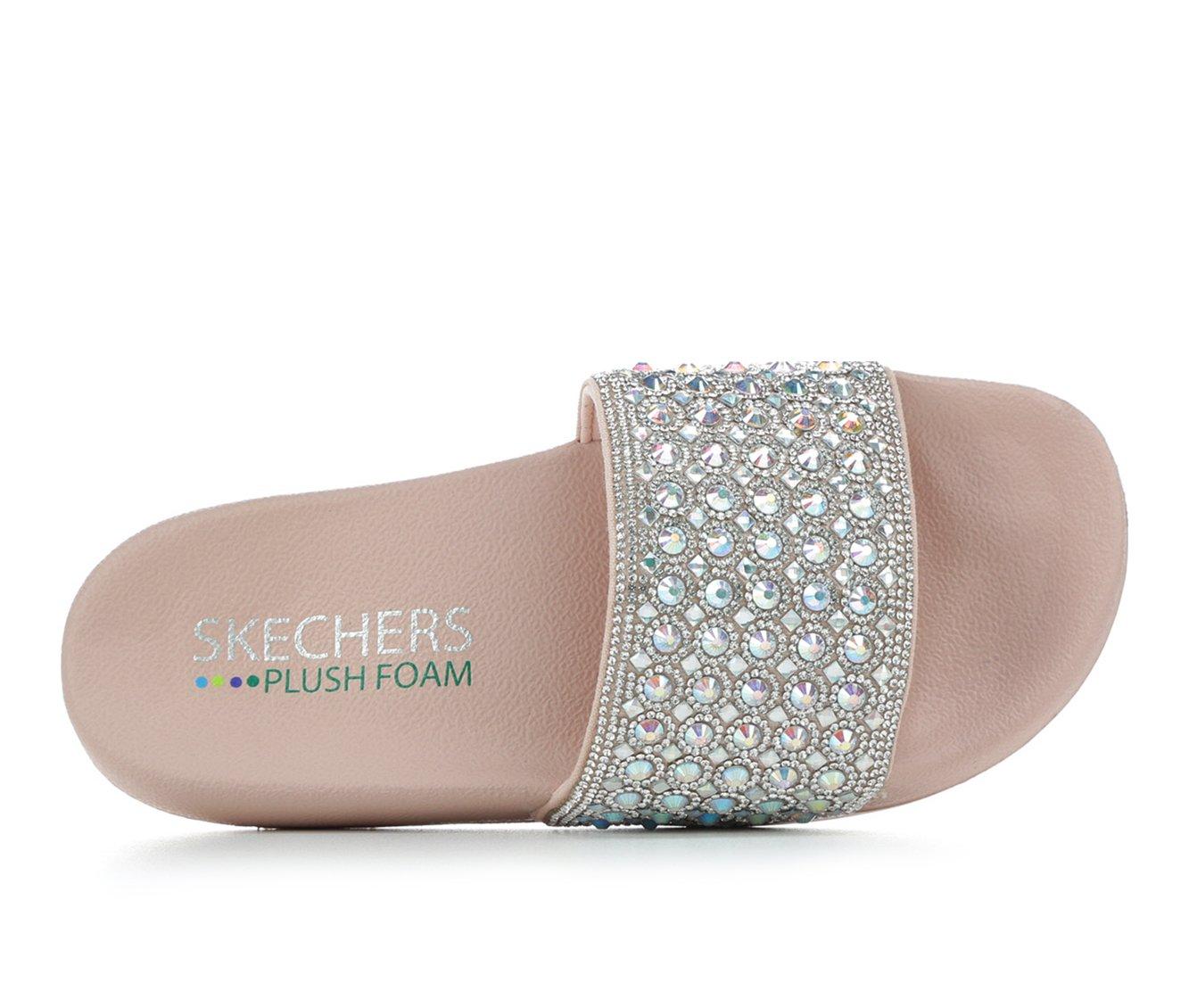 skechers plush foam sandals