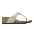 Women's White Mountain Action Footbed Wedge Sandals