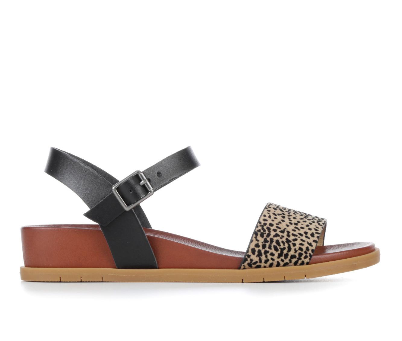 Mia leopard platform online sandals