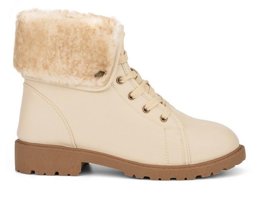Women's Olivia Miller Ana Lace-Up Booties