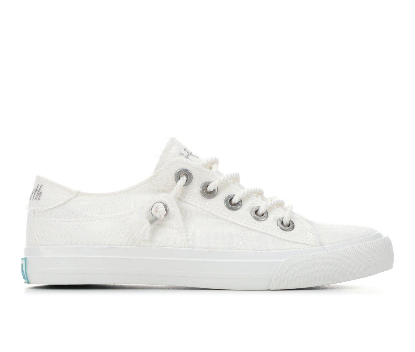 White Women's Wide Width Sneakers