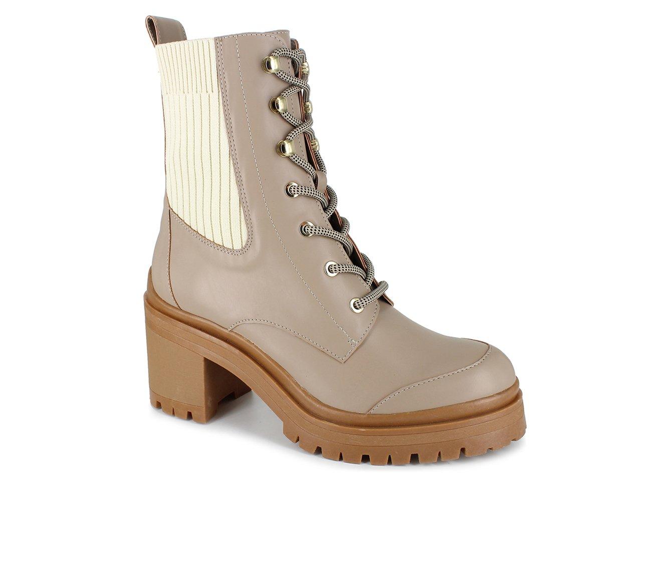 Women's KENSIE Edena Lace-Up Booties