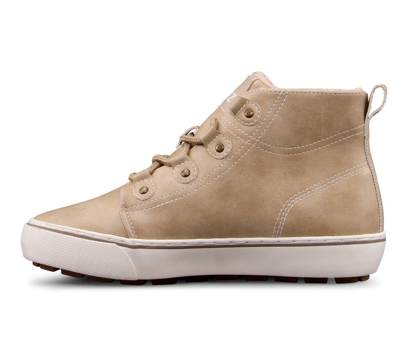 brown fleece boot sneaker