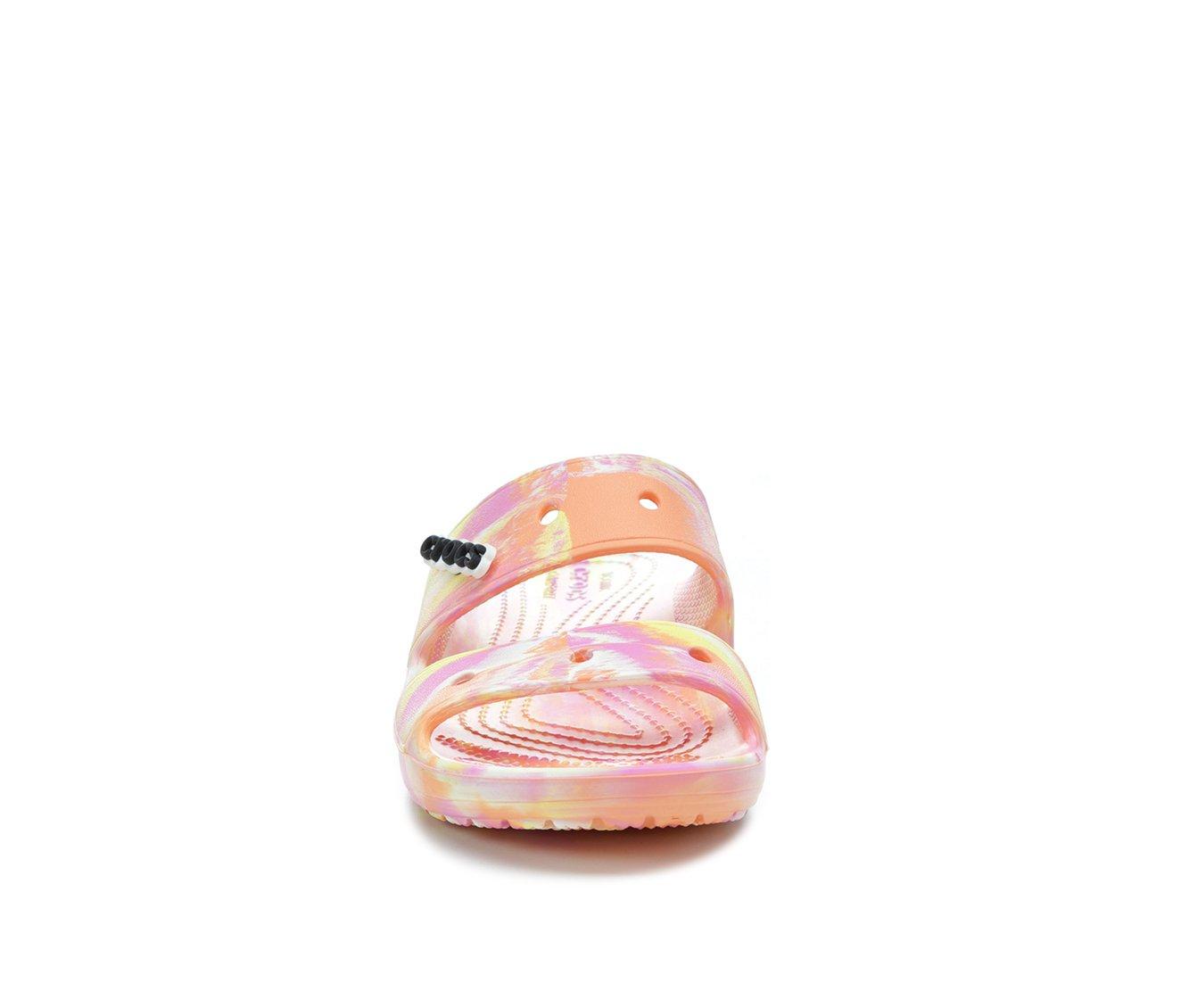 Adults' Crocs Classic Marbled Sandals