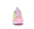 Girls' Skechers Little Kid & Big Kid Social Status Colortastic Running Shoes