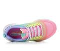 Girls' Skechers Little Kid & Big Kid Social Status Colortastic Running Shoes