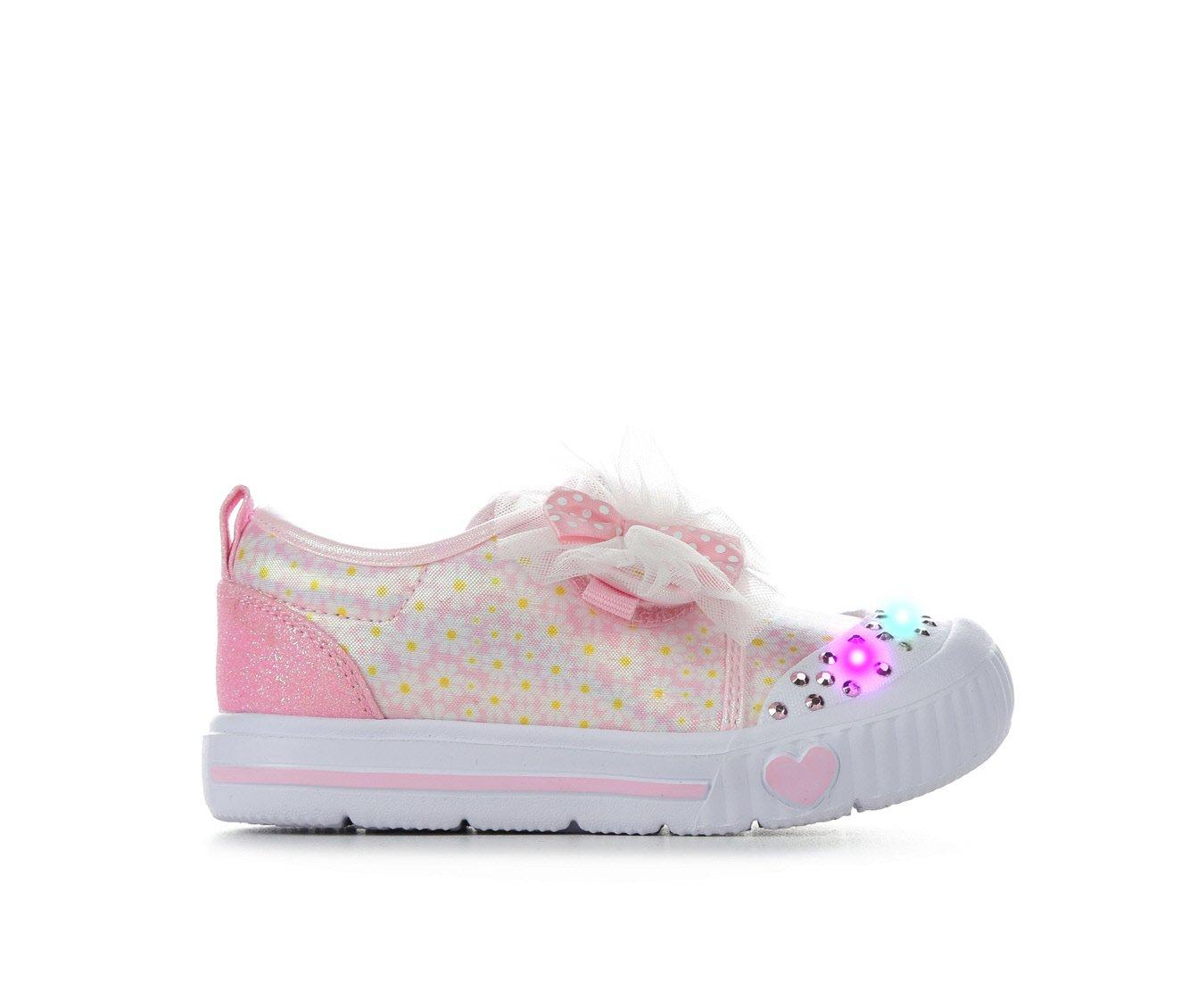Girls' Skechers Toddler Twinkle Flex Daisy Joy Light-Up S...